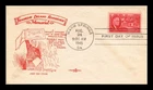 DR JIM STAMPS US COVER ROOSEVELT MEMORIAM FDC SCOTT 931 PENT ARTS CACHET