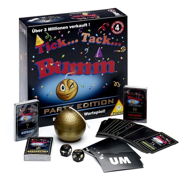 Piatnik 6483 - Tick Tack Bumm Party-Edition Brettspiel Gesellschaftsspiel Spiel-image
