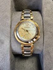 2015 CITIZEN ECO DRIVE WOMEN'S MOTHER OF PEARL SUNRISE DIAMOND WATCH