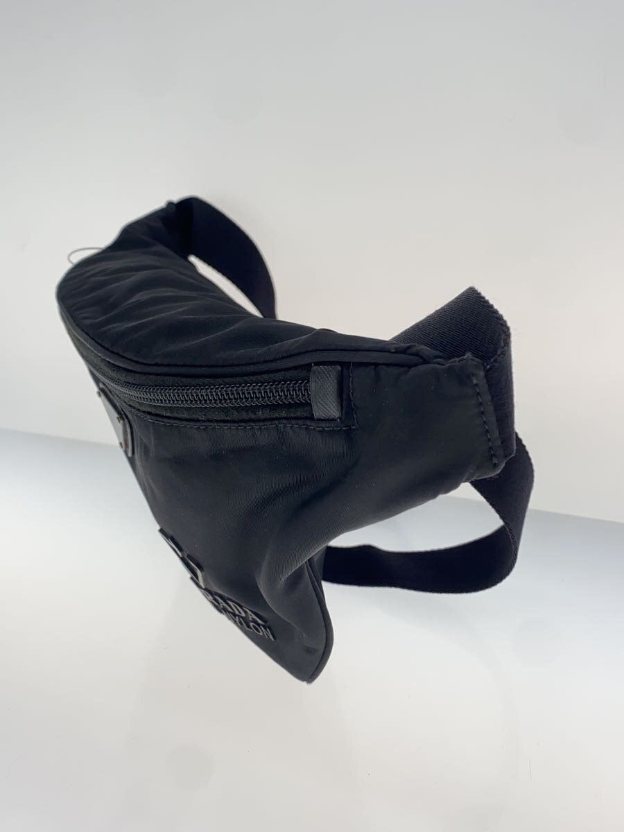 PRADA waist bag nylon black 2VL033 Used thumbnail 2