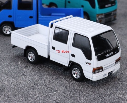 TG Modelo 1:64 Blanco JDM Isuzu ELF Doble Cabina Camión Modelo Coleccionar Coche Diecast - Imagen 2 de 8