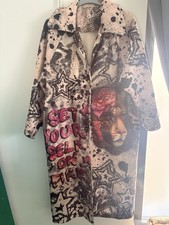 Leopard Duster Coat Unique Different One Size Oversized For
