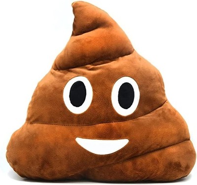 Poop Plush Pillow Round Triangle Emotion Cushion Cute Decorative Stuffed Toy ...