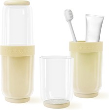 Toothbrush Cup with Cover, Travel Toothbrush Case Portable Toothbrush