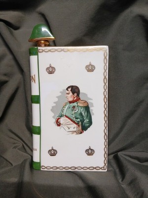 CAMUS Napoleon Cognac Book-Shaped Empty Bottle White Decor