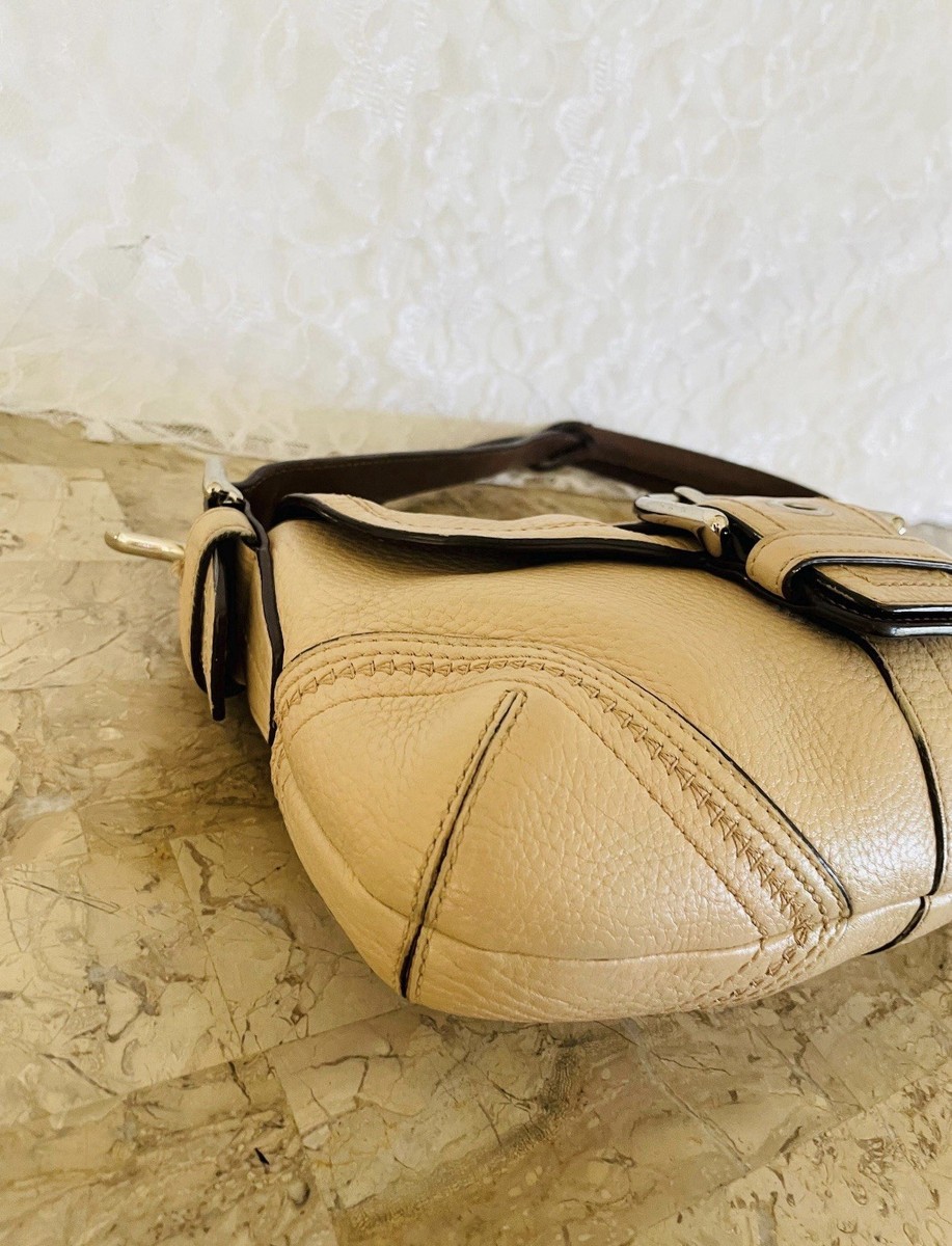 RARE Coach 9247 MINI Vintage Soho Y2K Tan Beige Leather Shoulder