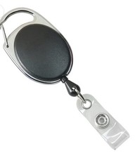10 Pack Retractable Reel Pull Key ID Card Badge Tag Clip Holder Carabiner Style