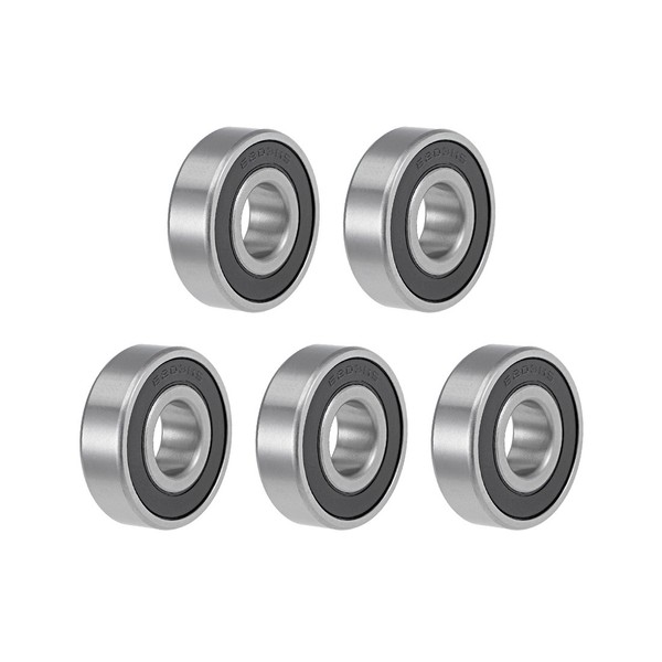 6203-16-2RS Kugellager Z2 16X40X12Mm Doppelt Versiegelt Chromstahl 5Pcs-image
