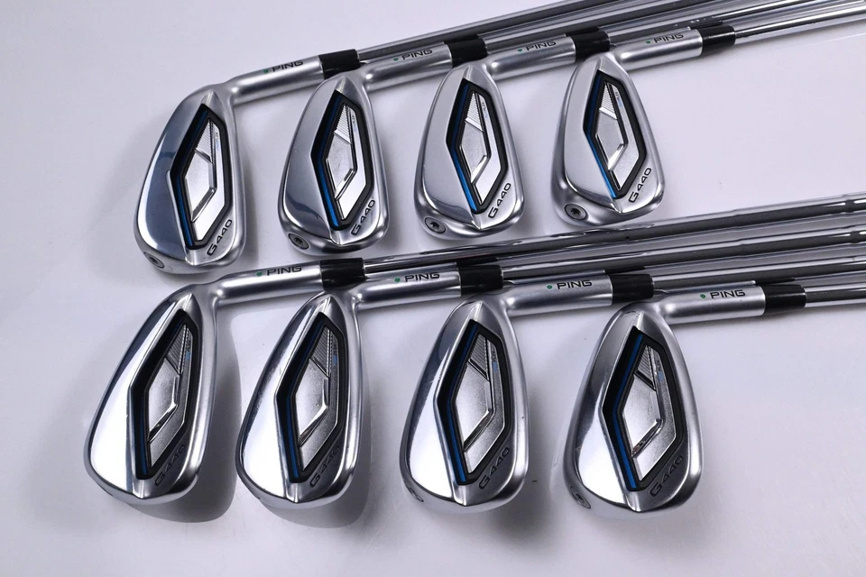 Ping G440 Irons / 4-PW+UW / Green Dot / Stiff Flex Dynamic Gold 100 S300 Shafts - Image 2 of 4