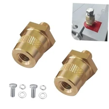 2PCS Car Battery Terminal Connectors Set, M8 Battery Post Adapter, Top or Side 