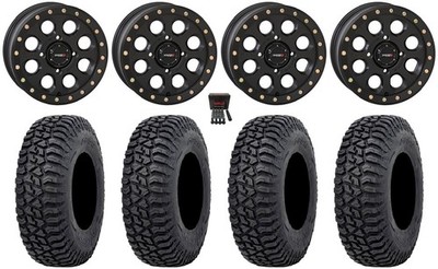 System 3 SB-7 15'' Wheels Black (4+3) 32'' Tricera Tires Pioneer 1000 / Talon