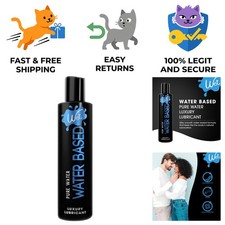 Silky-Smooth Water-Based Lube, Long-Lasting Hypoallergenic 4.2 Fl Oz