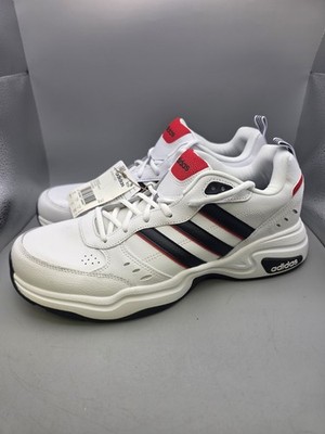 ADIDAS STRUTTER Herren SCHUHE SNEAKER Weiß Größe UK 11,5 EU 46 2/3 Brandneu