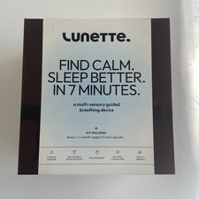 Dispositivo de respiración guiada multisensorial Lunette Kit de descanso Cápsulas aromáticas de meditación