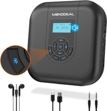 CD Player Portable, Bluetooth CD Player with Speakers and FM Transmitter