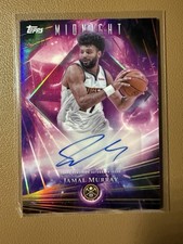 2025 Topps Midnight Denver Nuggets Jamal Murray Dark Matter Gold Auto /50