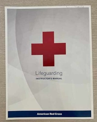 Lifeguarding Instructors Manual - Paperback, by American Red Cross - Very Good