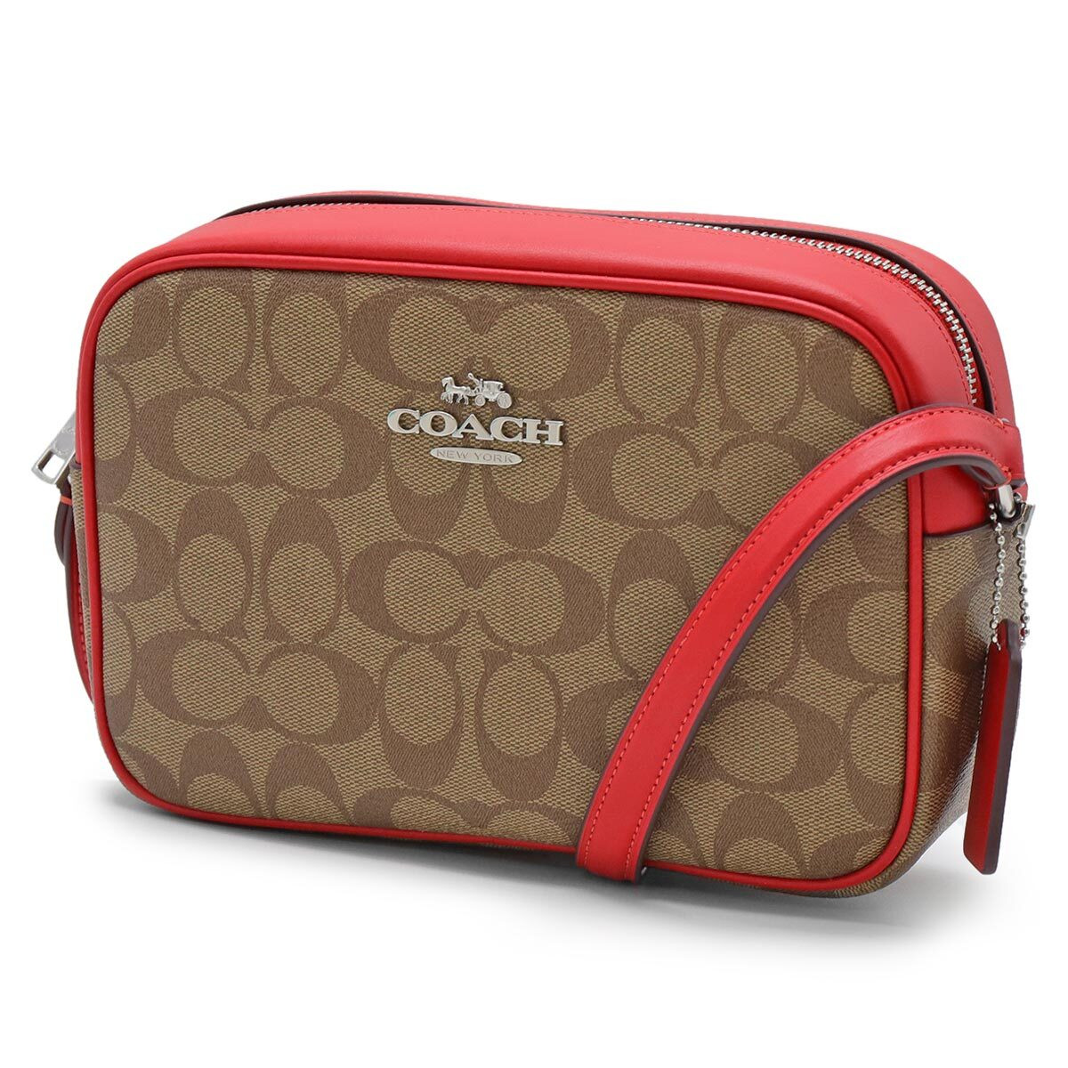 Vintage COACH Jamie Signature Camera Shoulder Bag in Khaki Miami R