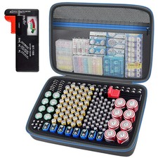 Universal Battery Holder Box - Home Garage Organization