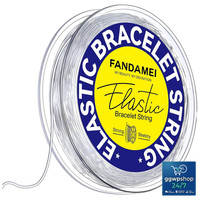 Gummiband 1Mm X 20M Elastisch Transparent FüR ArmbäNder DIY Handwerk Schmuck