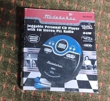New In Box Studebaker Personal CD Player Limited Edition Walkman AntiSkipCD-R/RW