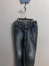 Childrens Place Boys Size 10 Bootcut Denim Blue Jeans Adjustable Waist