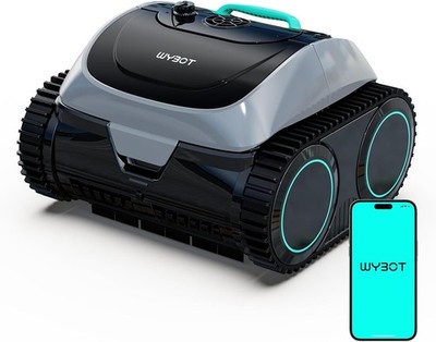 WYBOT C1 Cordless Robotic Pool Cleaner w/ App Support