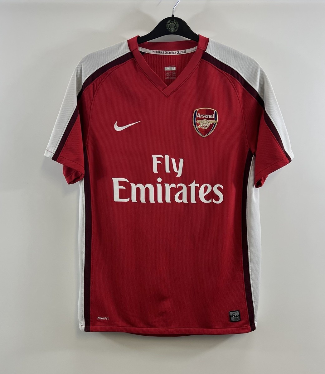 Arsenal Vela 12 Home Football Shirt 2008/10 Adults Medium Nike