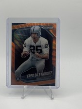 FRED BILETNIKOFF 2025 PANINI PRIZM BLACK ORANGE WAVE RAIDERS /60 RARE