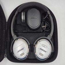 Bose QuietComfort 3 Acoustic Noise Cancelling Headphones Case Charger 2 Battery