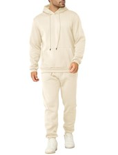 Men's Tracksuits 2 Piece Casual Long Sleeve Sweatsuits Athletic Hoodie and