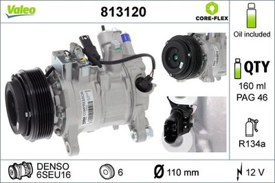 KOMPRESSOR KLIMAANLAGE VALEO 813120 FÜR BMW