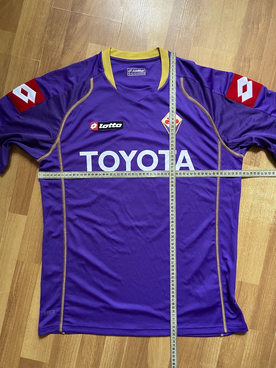 FIORENTINA 2008 2009 HOME SHIRT JERSEY LOTTO sz XL MEN # 8 JOVETIC