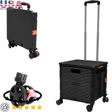 Foldable Utility Cart W/ Wheels Durable Lightweight Portable Hand Truck New