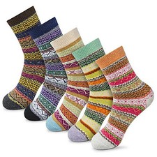 Women Socks Winter Women Gifts for Women Socks Warm Thick Soft B-multi-color5