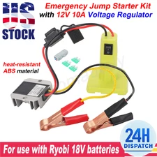 For Ryobi 18V Battery Emergency Jump Starter Kit 12V Step Down Voltage Regulator