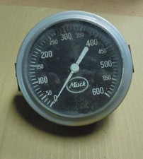 FIRE ENGINE PUMP PANEL MACK LOGO 4 PRESSURE G...