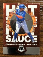2025 Panini Prizm Baseball Francisco Lindor New York Mets Hot Sauce Insert #HS2