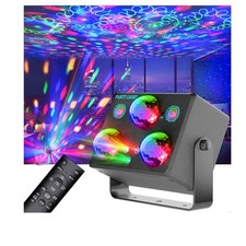 Disco DJ Strobe Light, Sound Activated Party Light with Remote Control