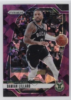 2024-25 Panini Prizm Purple Ice Prizm /149 Damian Lillard #90 1t4l