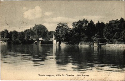 CPA AK VORDERMEGGEN, VILLA ST. CHARLES, LES RUINES SCHWEIZ (1511199)