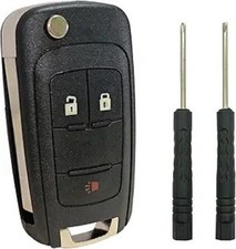 Replacement Key Fob Case for Equinox Sonic Terrain Keyless Style: 3 Buttons A