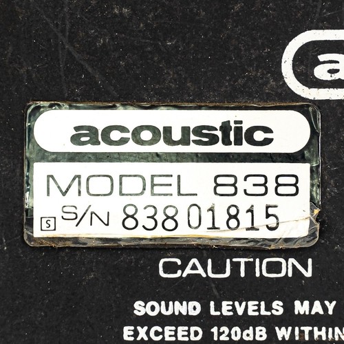 Acoustic 838 Back Panel Speaker Connection Plate – Original Part - Picture 2 of 4