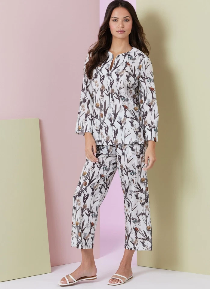 Vogue Misses' Lounge Sets Sewing Pattern Packet by Marcy Tilton, Design Code ... - Image 4 of 4