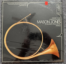 NEW SEALED Mason Jones MUSIC FOR FRENCH HORN LP MMO 8047 Music Book 1973 NOS