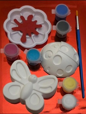 Paint Your Own Butterfy & Ladybird Kit Plaster Of Paris