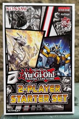 Yu-Gi-Oh! 25th Anniversary 2 Player Starter Set [German Edition] - Neu, Open Box