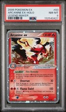 Arcanine ex 83/92 EX Legend Maker Holo PSA 8 on eBay
