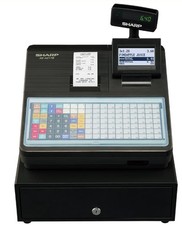 Sharp XE-A217B Electronic Cash Register Till + Drawer Keys & Till Rolls