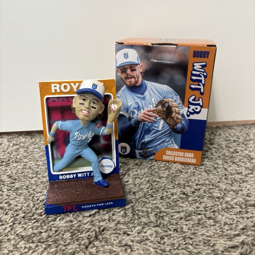 KANSAS CITY ROYALS BOBBY WITT JR CARD SERIES BOBBLEHEAD 8-29-25 SGA NIB